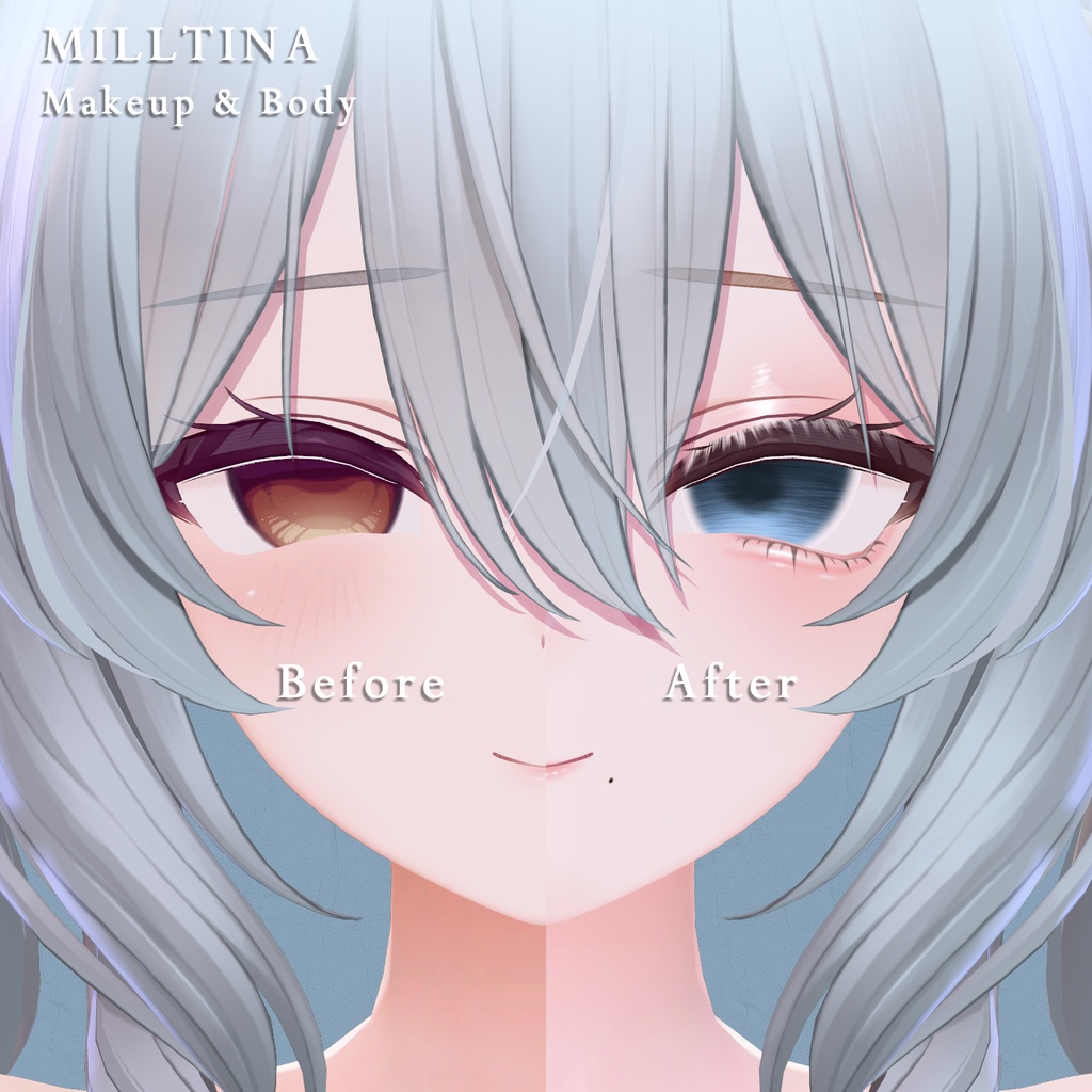 【ミルティナ】メイク ♡ 肌 ♡ 舌 ♡ 瞳 テクスチャ
