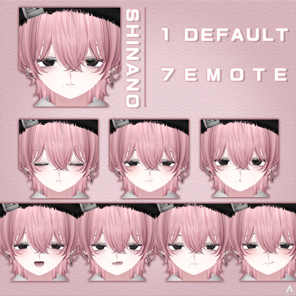 【しなの】表情パッケージ