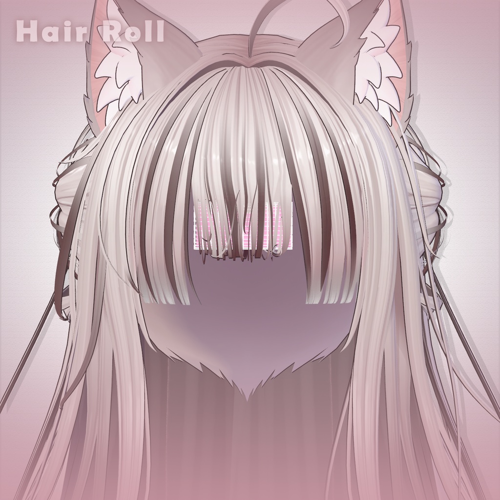 【 Li-ne_Shop 】メッシュ ヘア ~ 16色 ~ 猫ロングヘア