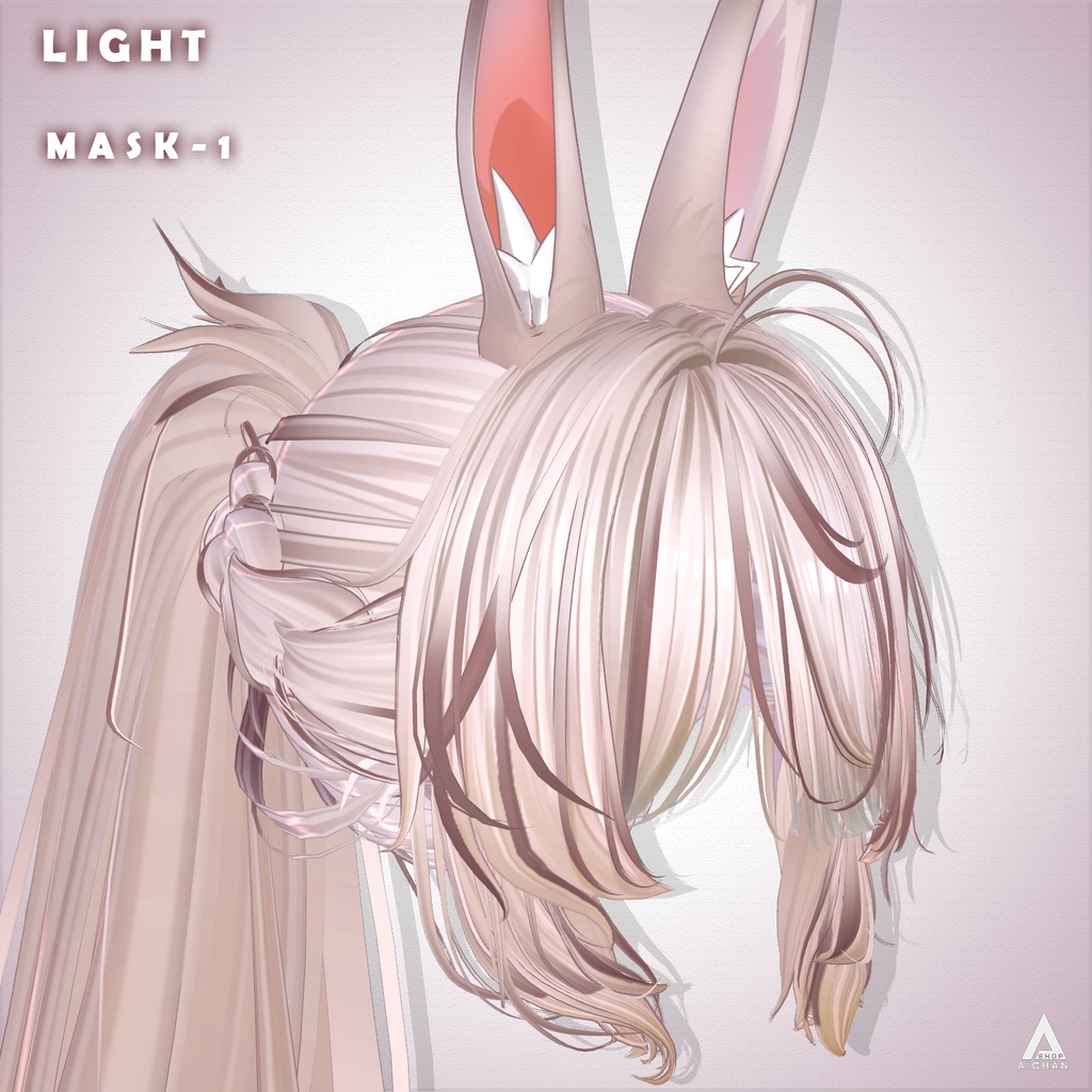 【 Li-ne_Shop 】メッシュ ヘア ~ 16色 ~ カワイイMAXツインポニーヘア