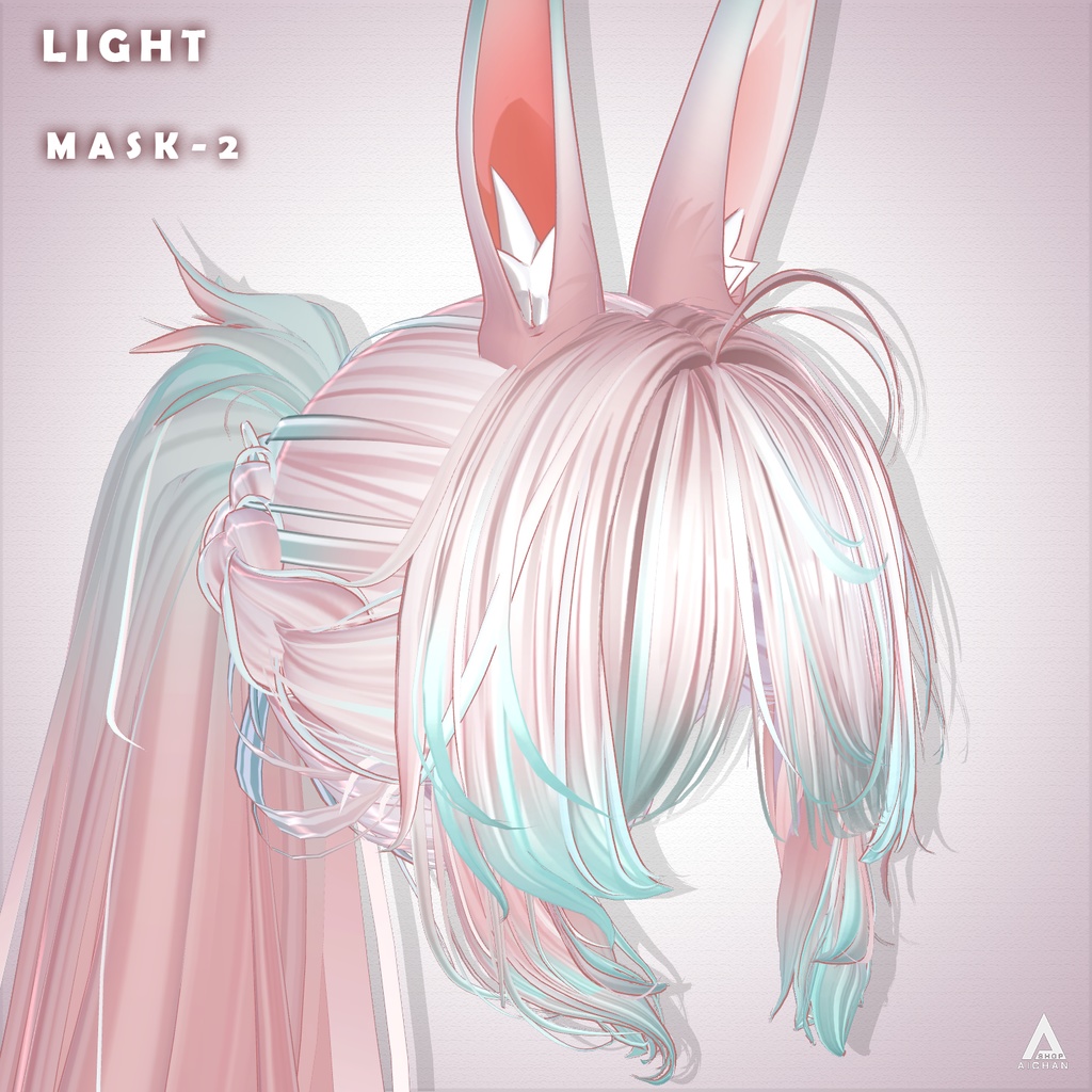 【 Li-ne_Shop 】メッシュ ヘア ~ 16色 ~ カワイイMAXツインポニーヘア