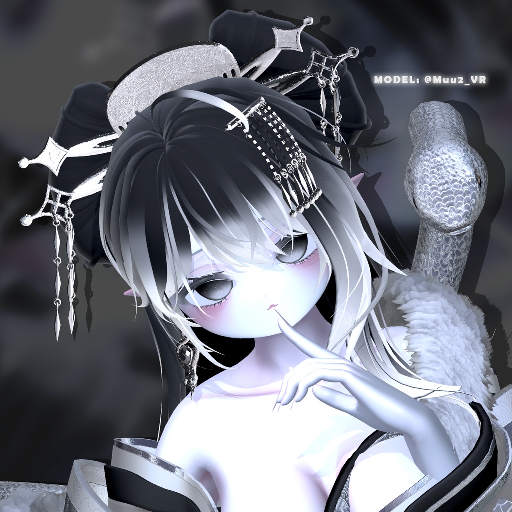 【muu(ムー) 】メッシュ ヘア ~ 16色 ~ お団子ポニーテール