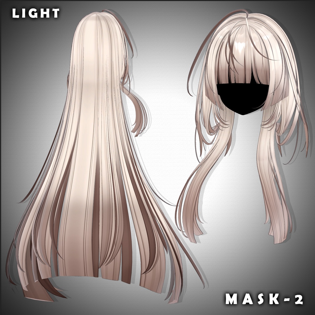 【LookVook】メッシュ ヘア ~ 16色 ~ 𝐋𝐕.𝟐+Fancy_Hair