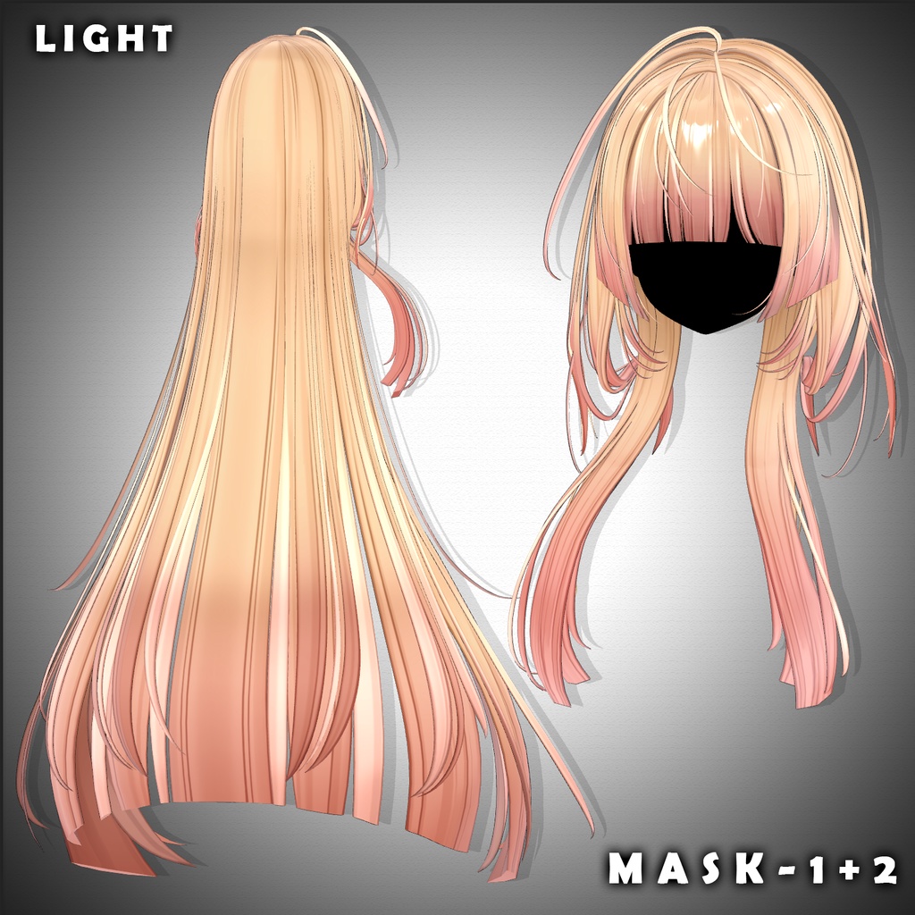 【LookVook】メッシュ ヘア ~ 16色 ~ 𝐋𝐕.𝟐+Fancy_Hair