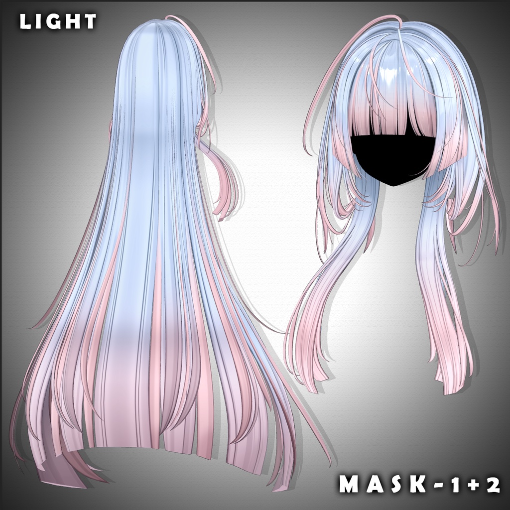 【LookVook】メッシュ ヘア ~ 16色 ~ 𝐋𝐕.𝟐+Fancy_Hair