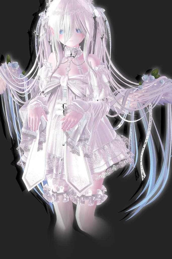 【無料 ~ 12,000人フォロー記念】しなの ♡ 幽霊足マスク