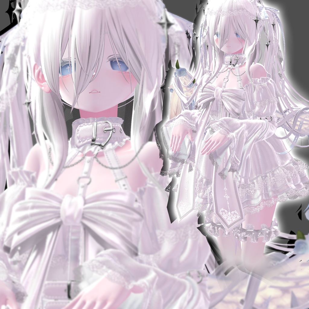 【無料 ~ 12,000人フォロー記念】しなの ♡ 幽霊足マスク