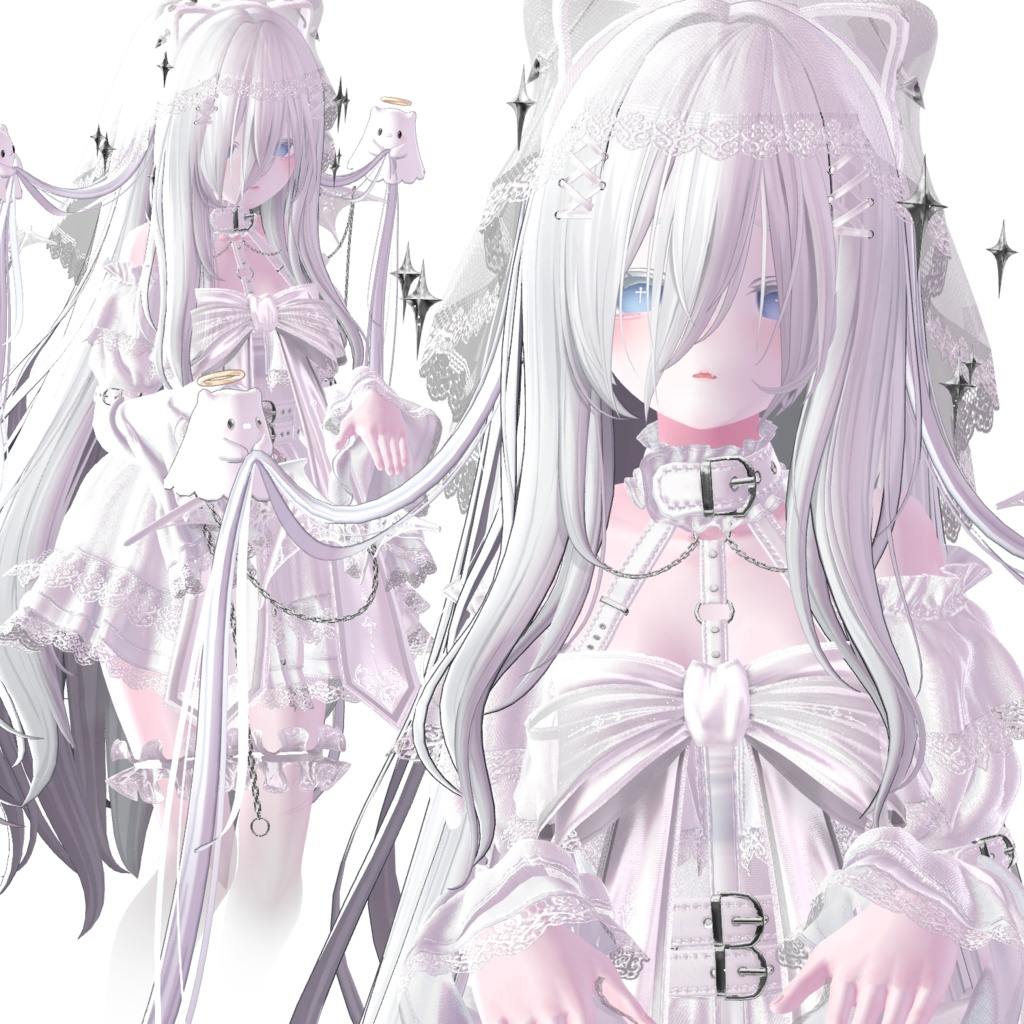 【無料 ~ 12,000人フォロー記念】しなの ♡ 幽霊足マスク