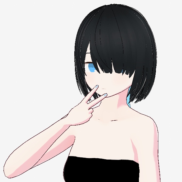 【VRoid/無料】短めくらげウルフ