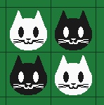 猫リバーシ v1　シンプル白黒