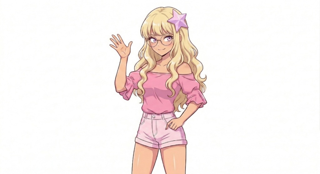 【立ち絵素材】ギャル