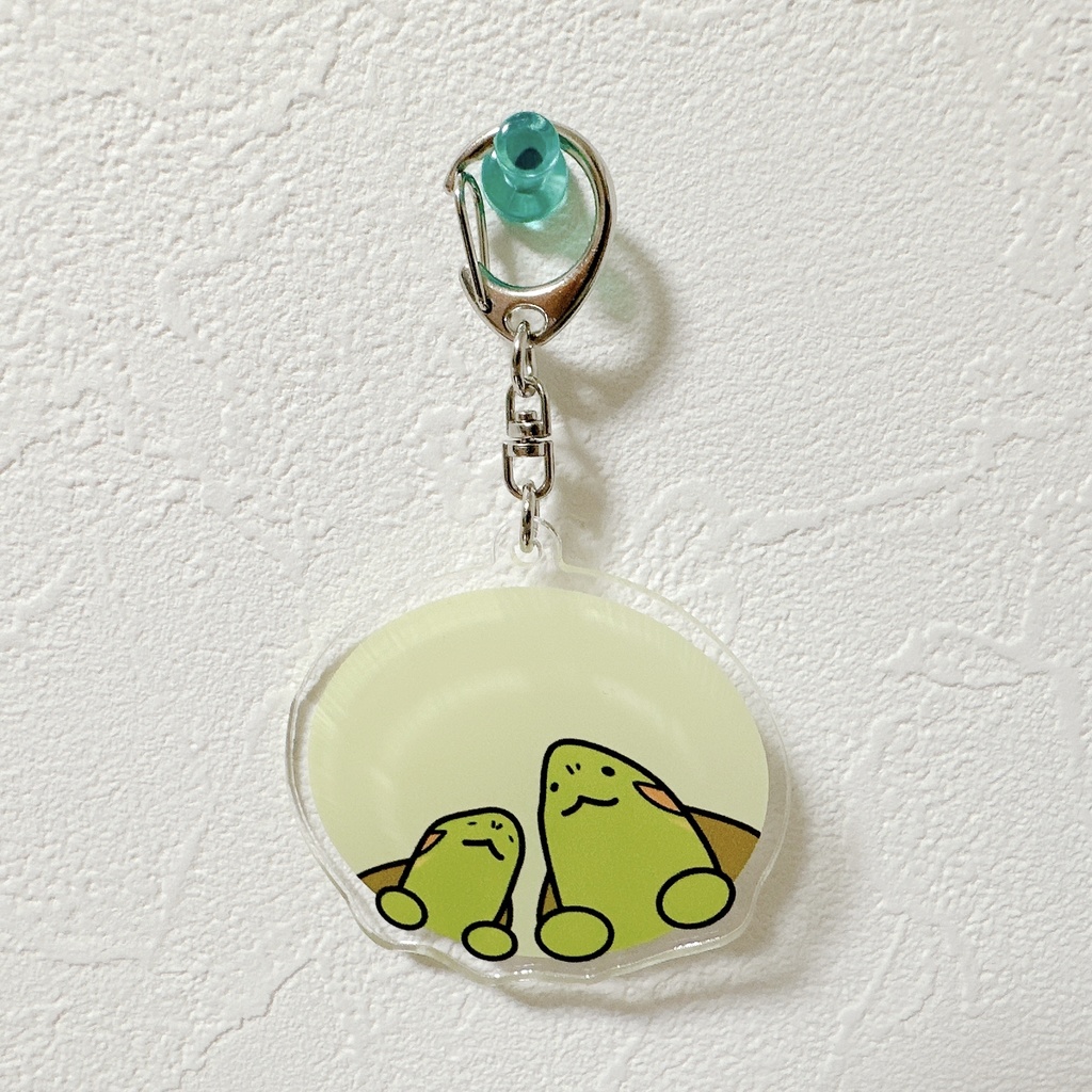 アクリルキーホルダー(アカミミガメ、ミドリガメ)