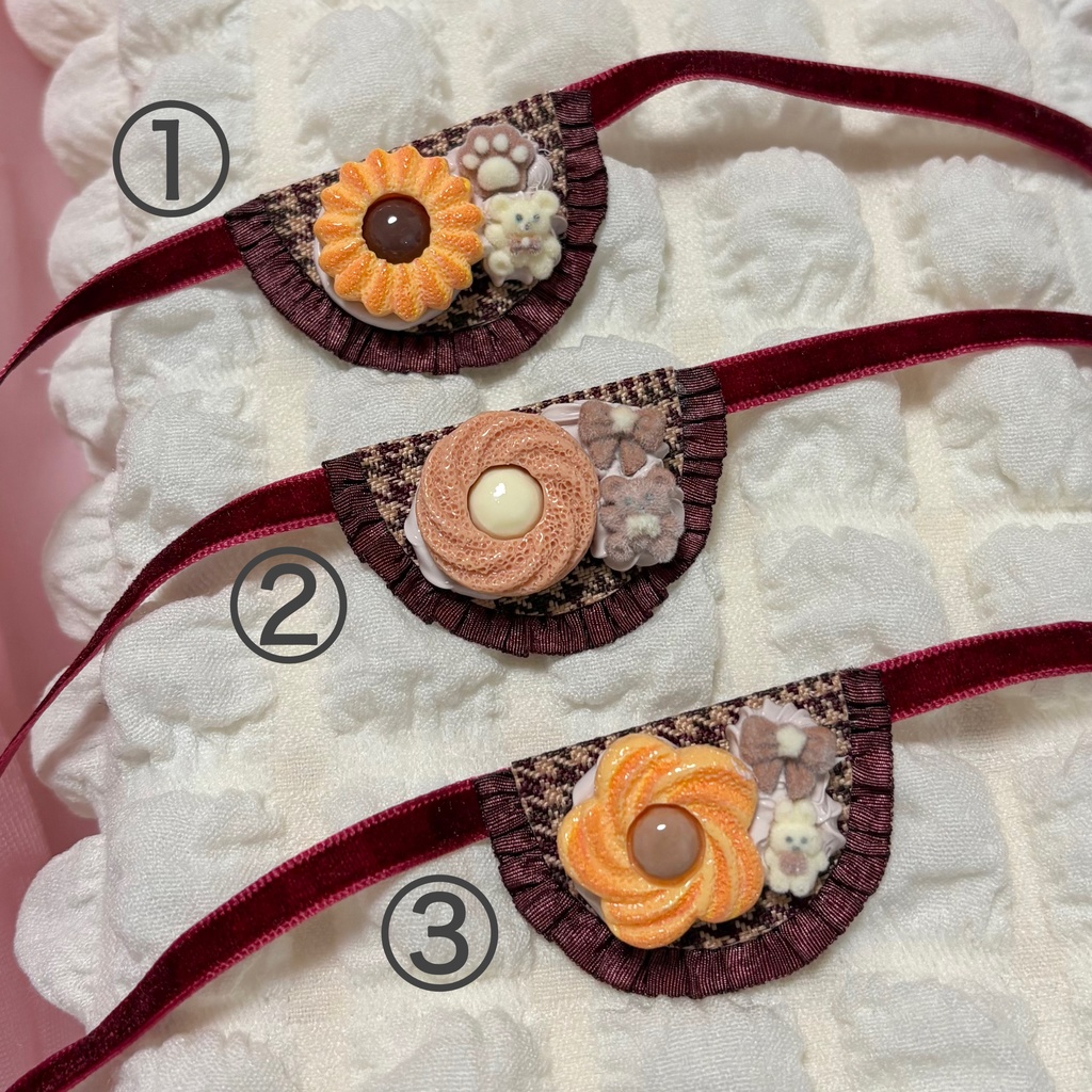 クッキーとチョコホイップスタイ(ちみけもますこっとサイズ)