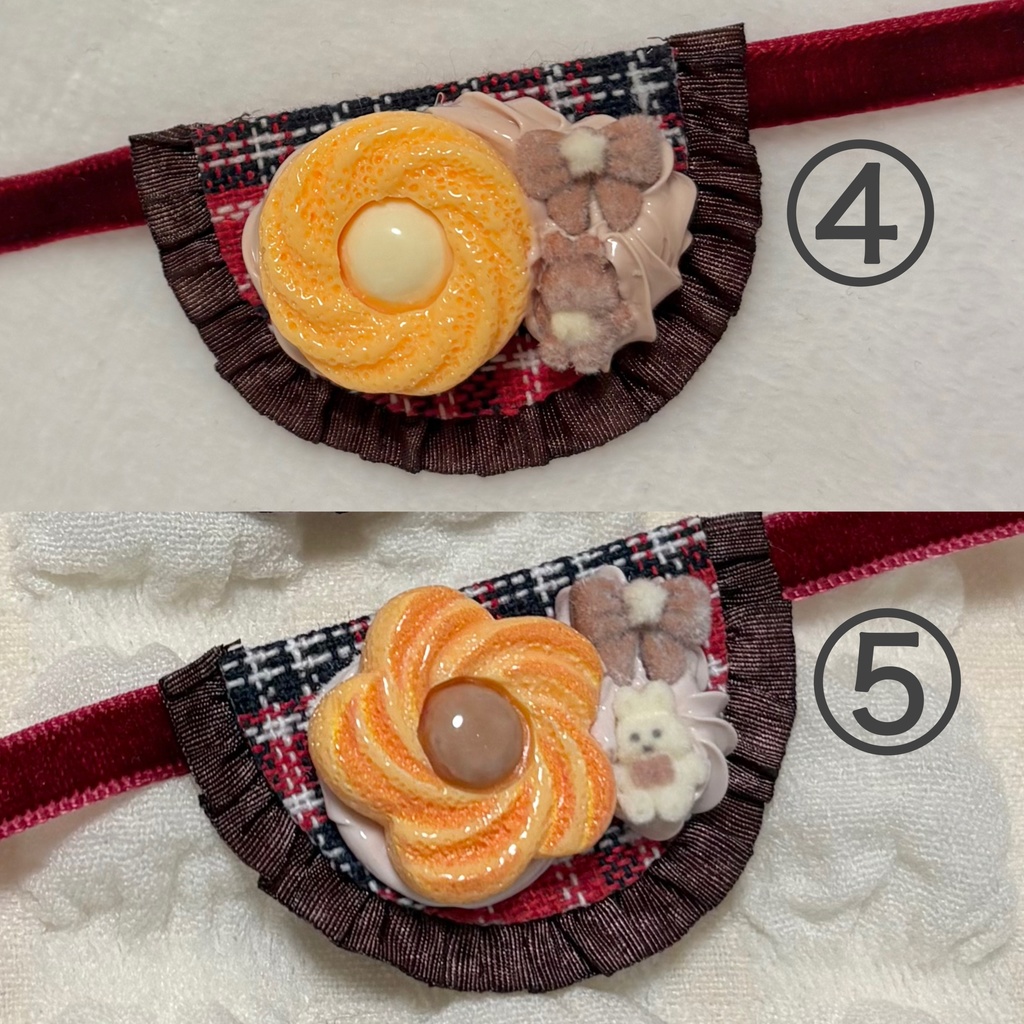 クッキーとチョコホイップスタイ(ちみけもますこっとサイズ)