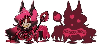 女体化アラスター　アクリルスイーツピッカー