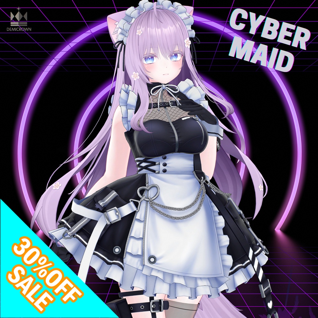 ★セール★【萌対応】CYBER MAID【VRChat】