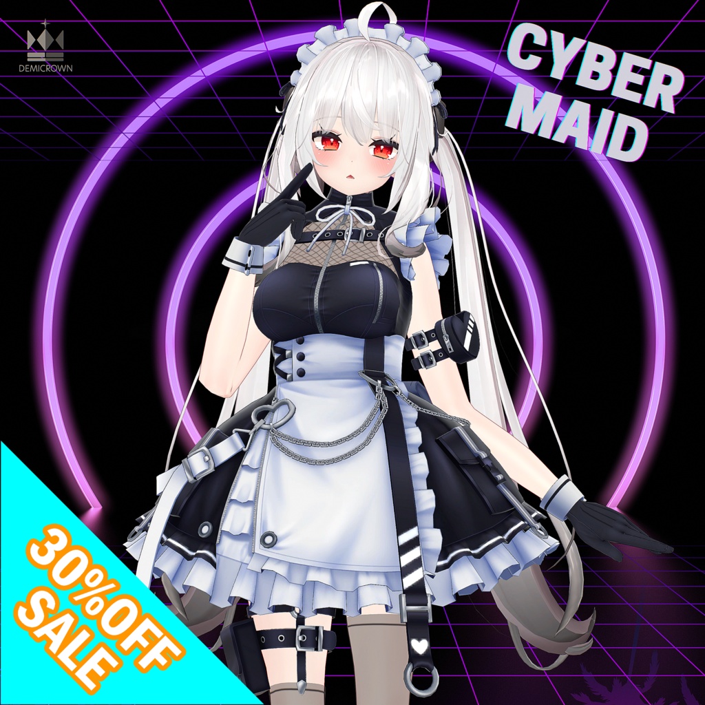 ★セール★【VRChat】CYBER MAID【舞夜対応】