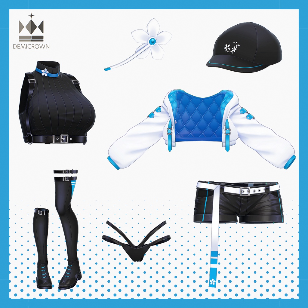 【16アバター対応】Poppin’Flower【VRChat】