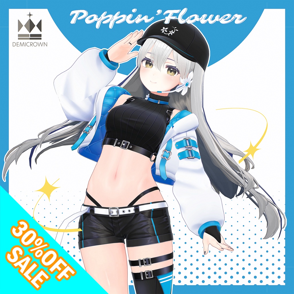 ★セール★【18アバター対応】Poppin’Flower【VRChat】
