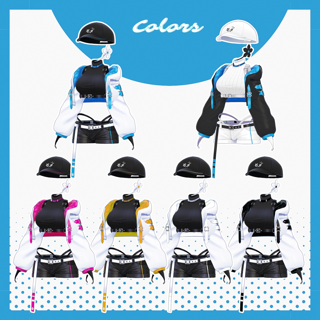 【16アバター対応】Poppin’Flower【VRChat】