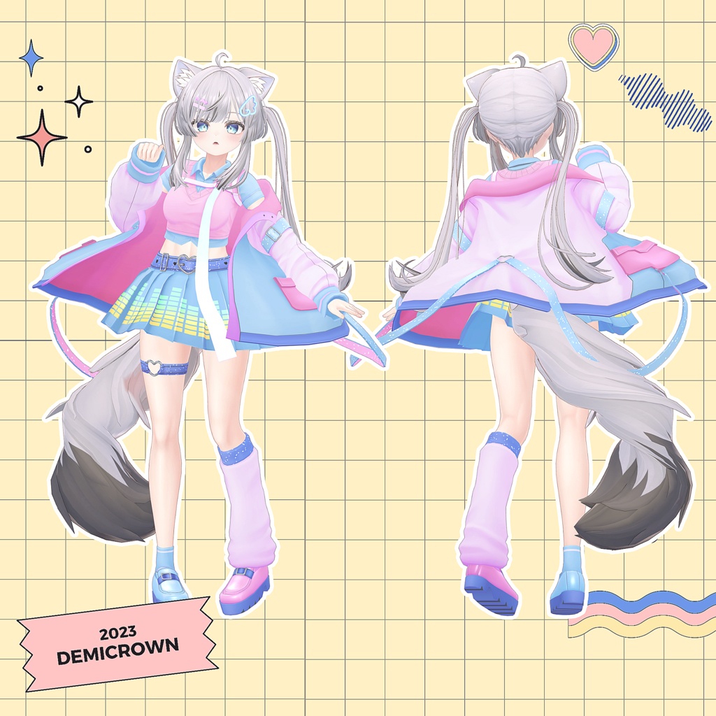 【マヌカ対応】Cusual Yunipom♡カジュアルユニポム【VRChat】