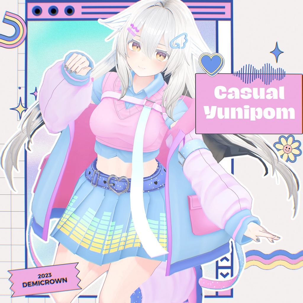 【桔梗対応】Cusual Yunipom♡カジュアルユニポム【VRChat】