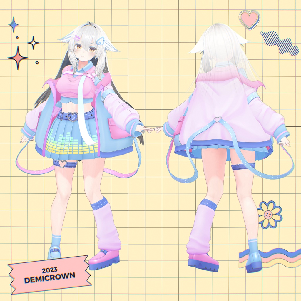 【桔梗対応】Cusual Yunipom♡カジュアルユニポム【VRChat】