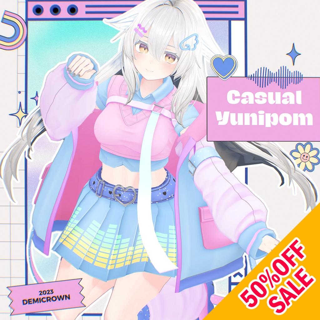 ♥♥♥GW Sale♥♥♥【桔梗対応】Cusual Yunipom♡カジュアルユニポム【VRChat】