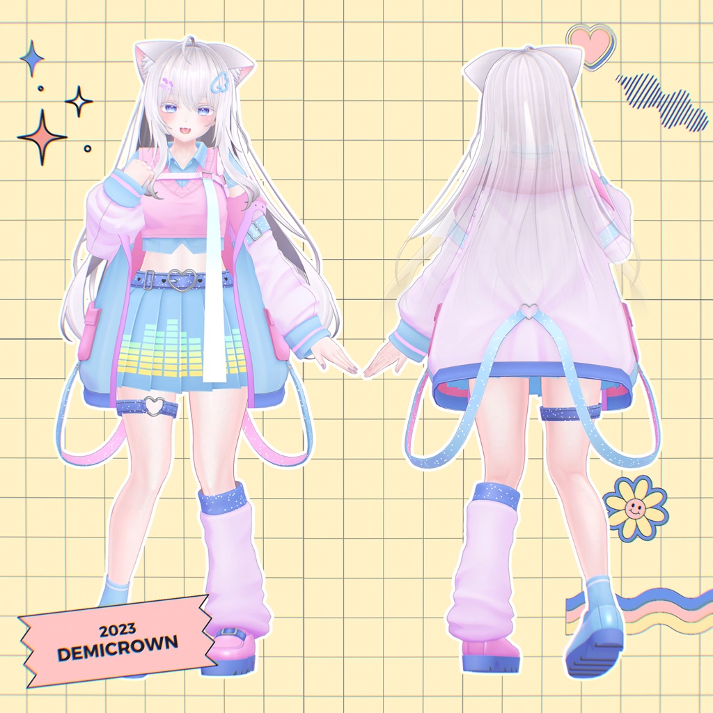 【萌対応】Cusual Yunipom♡カジュアルユニポム【VRChat】