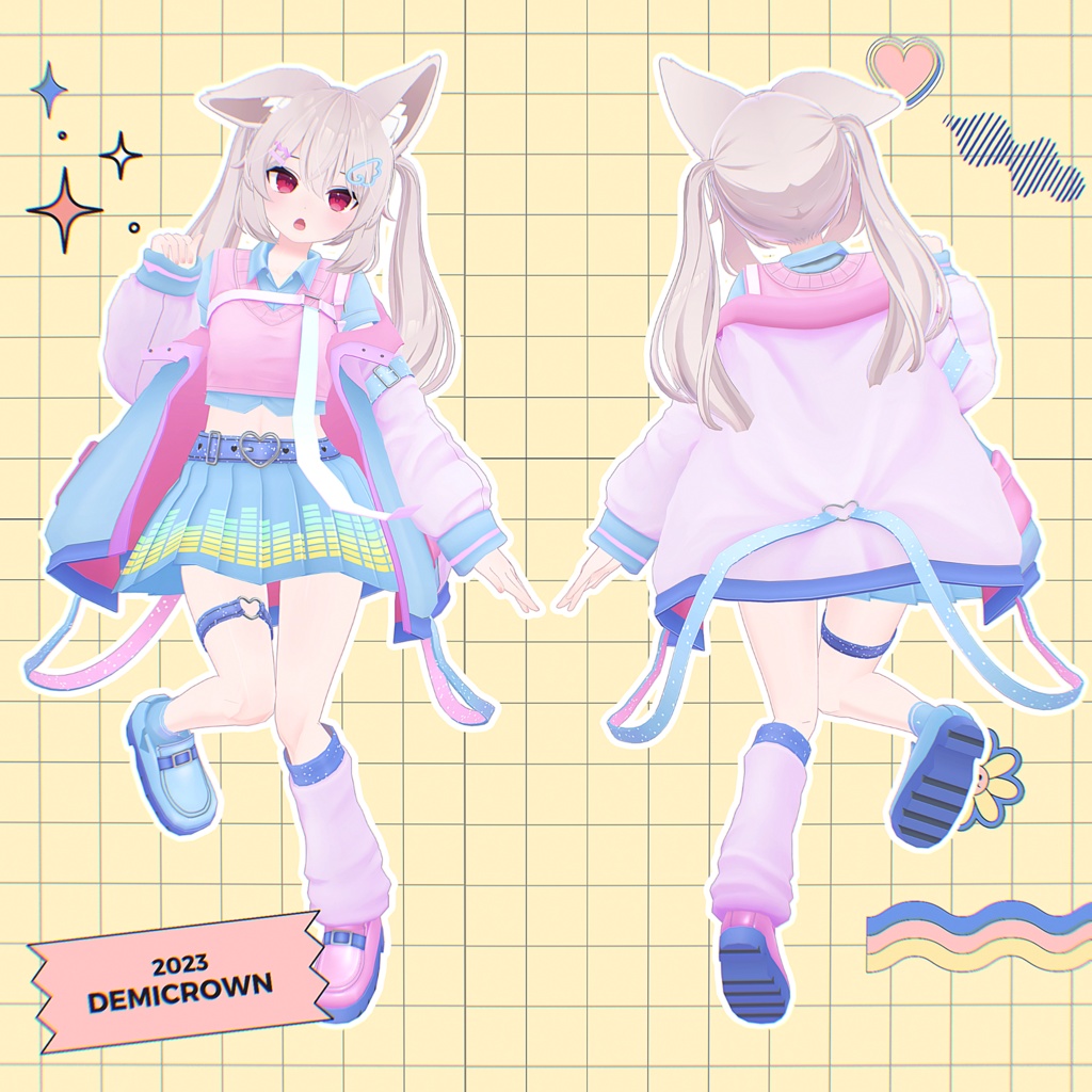 ♦♦♦WINTER SALE♦♦♦【カリン対応】Cusual Yunipom♡カジュアルユニポム【VRChat】