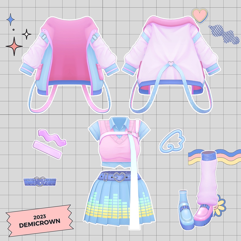 ♦♦♦WINTER SALE♦♦♦【カリン対応】Cusual Yunipom♡カジュアルユニポム【VRChat】