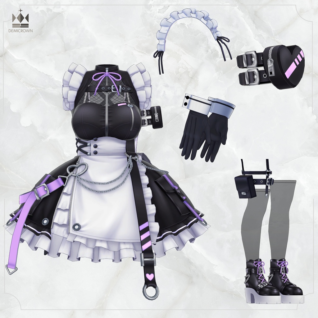 【ミュリシア対応】CYBER MAID【VRChat】