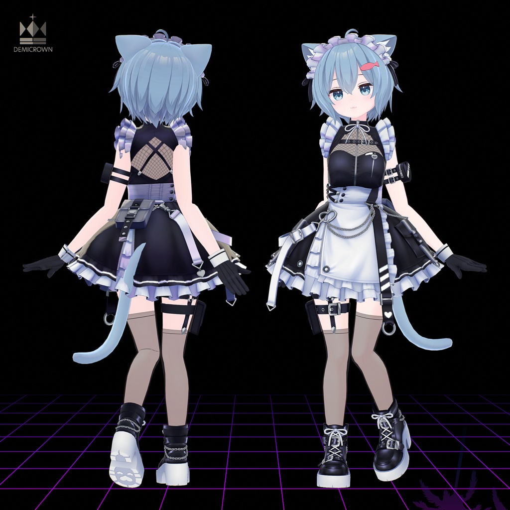 【ラスク・ミルク対応】CYBER MAID【VRChat】
