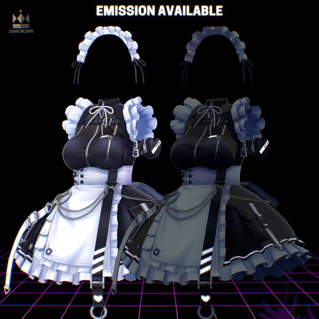 【ラスク・ミルク対応】CYBER MAID【VRChat】