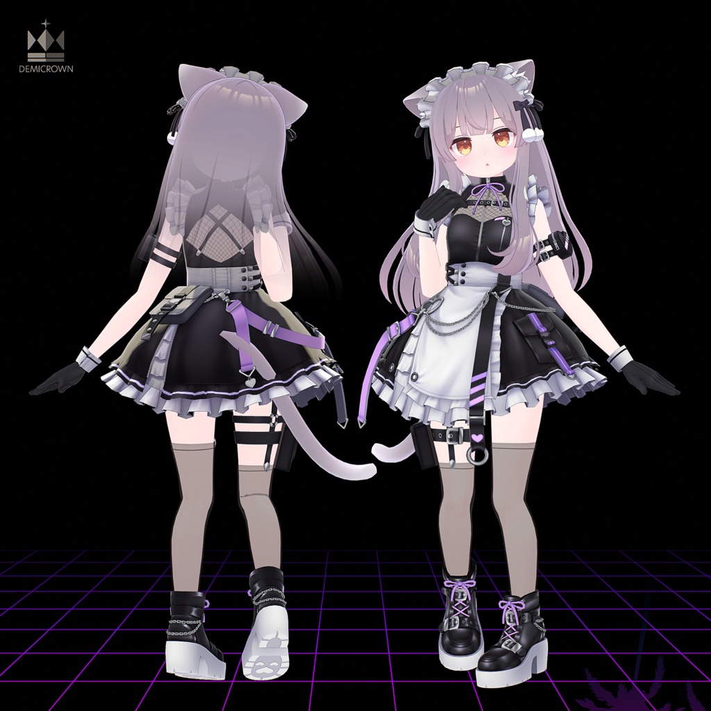 【ラスク・ミルク対応】CYBER MAID【VRChat】