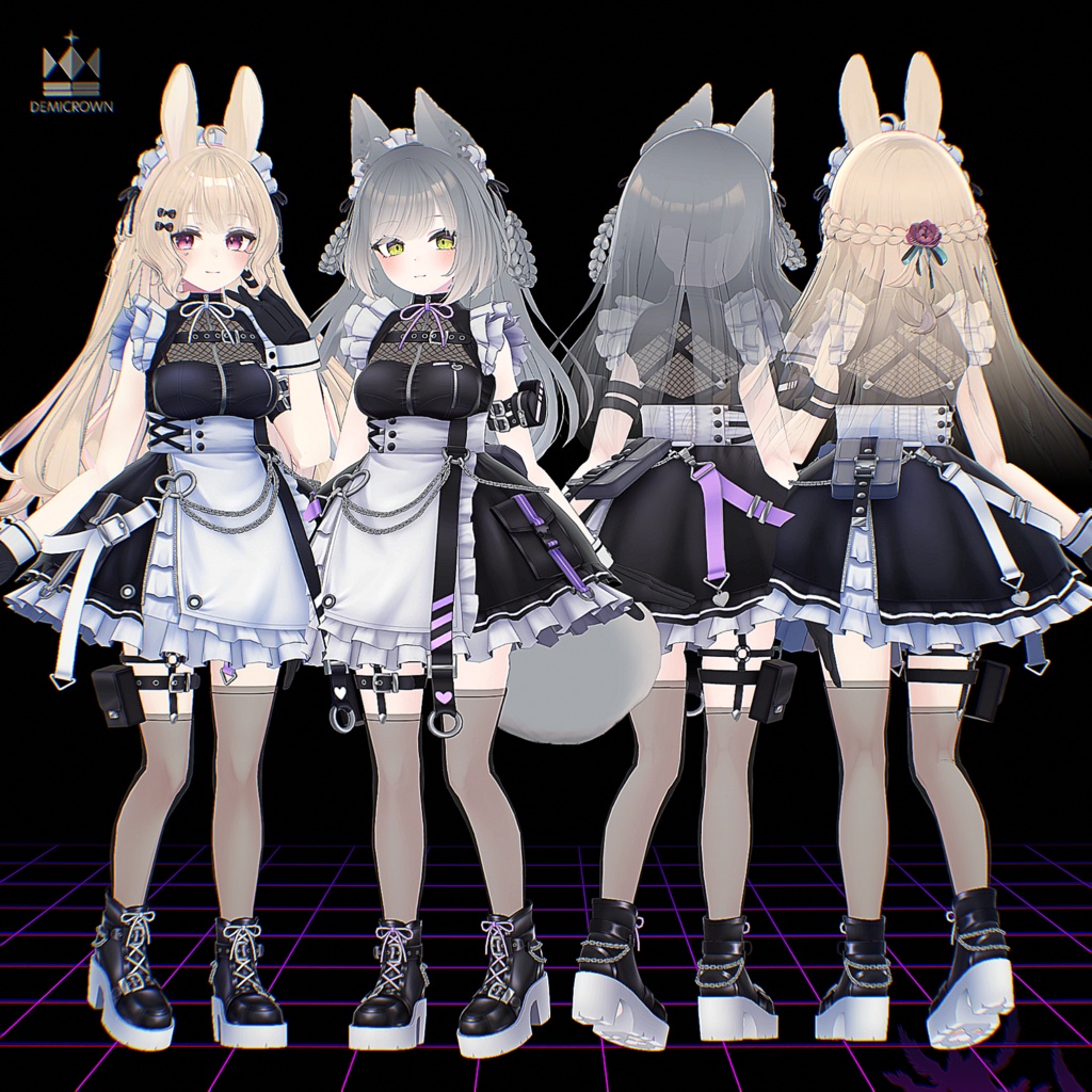【ルーナリット・リーファ対応】CYBER MAID【VRChat】