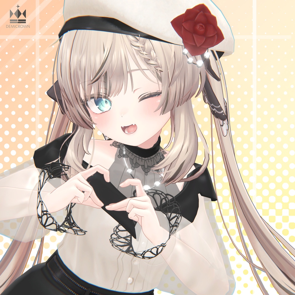 【桔梗/萌/マヌカ/リルモワ/ライム対応】Evening Lily【VRChat】