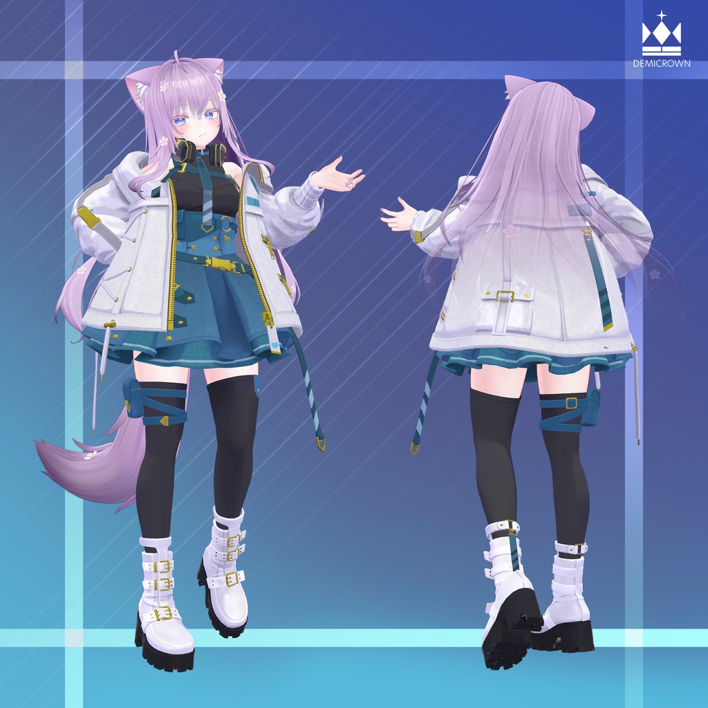 【VRChat】Ebony Stola【萌対応】