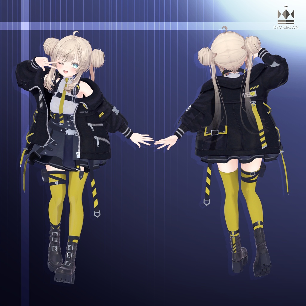 【VRChat】Ebony Stola【マヌカ対応】