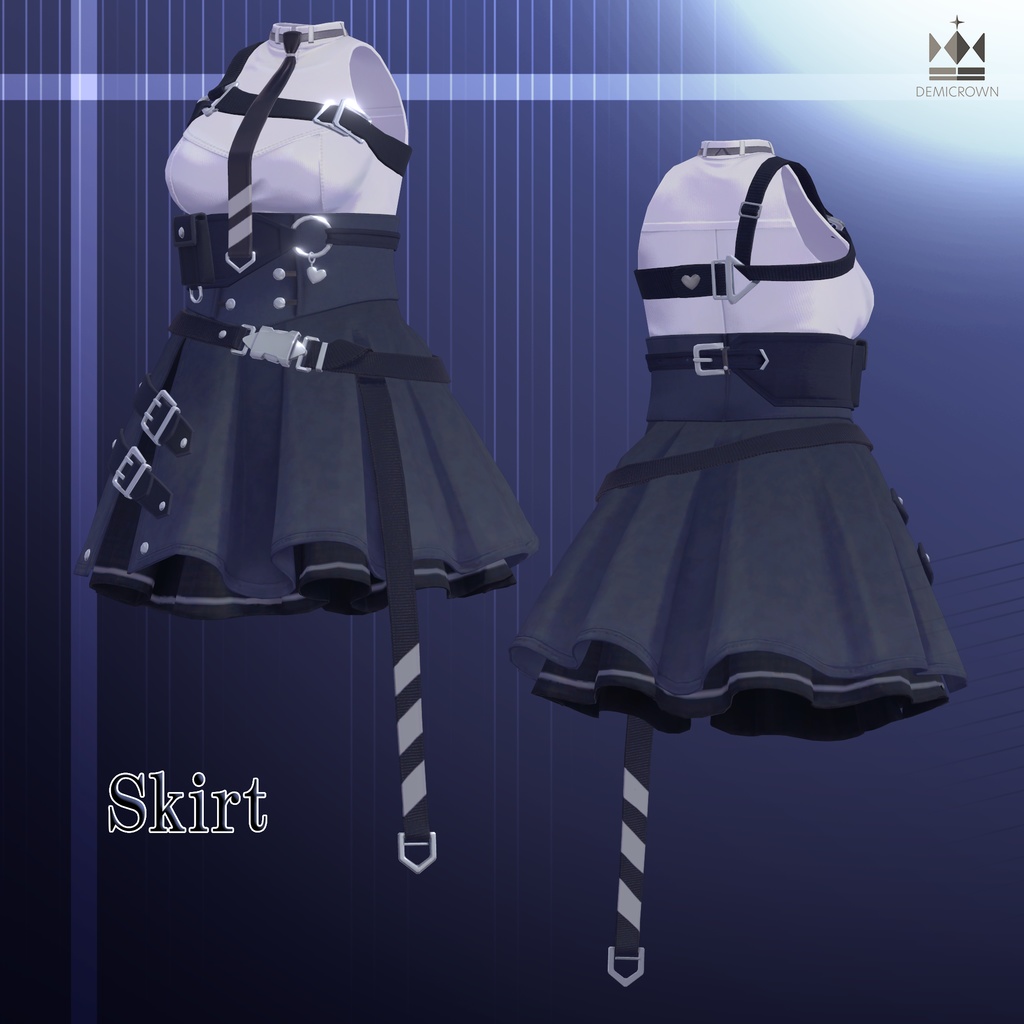 【VRChat】Ebony Stola【セレスティア対応】