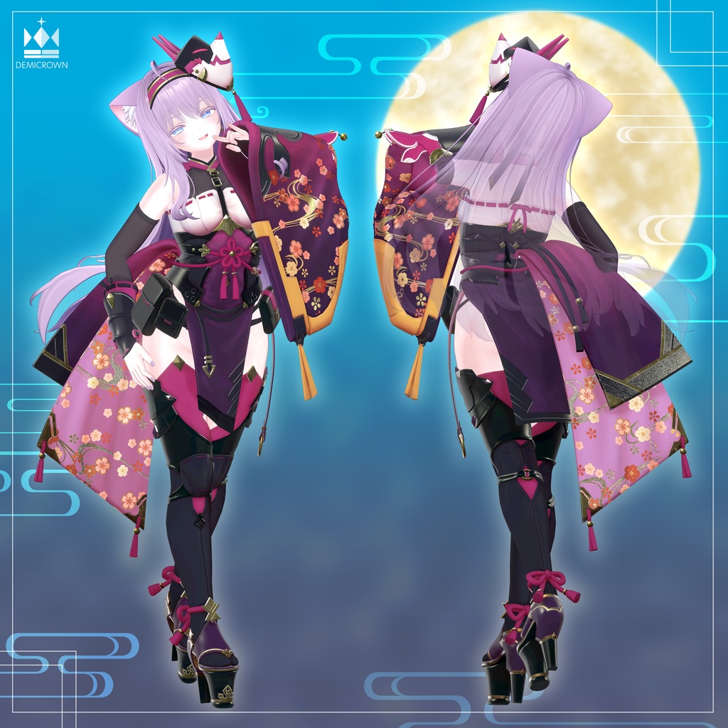 【VRChat】緋霜羽纏【桔梗/マヌカ/萌/ライム/セレスティア】