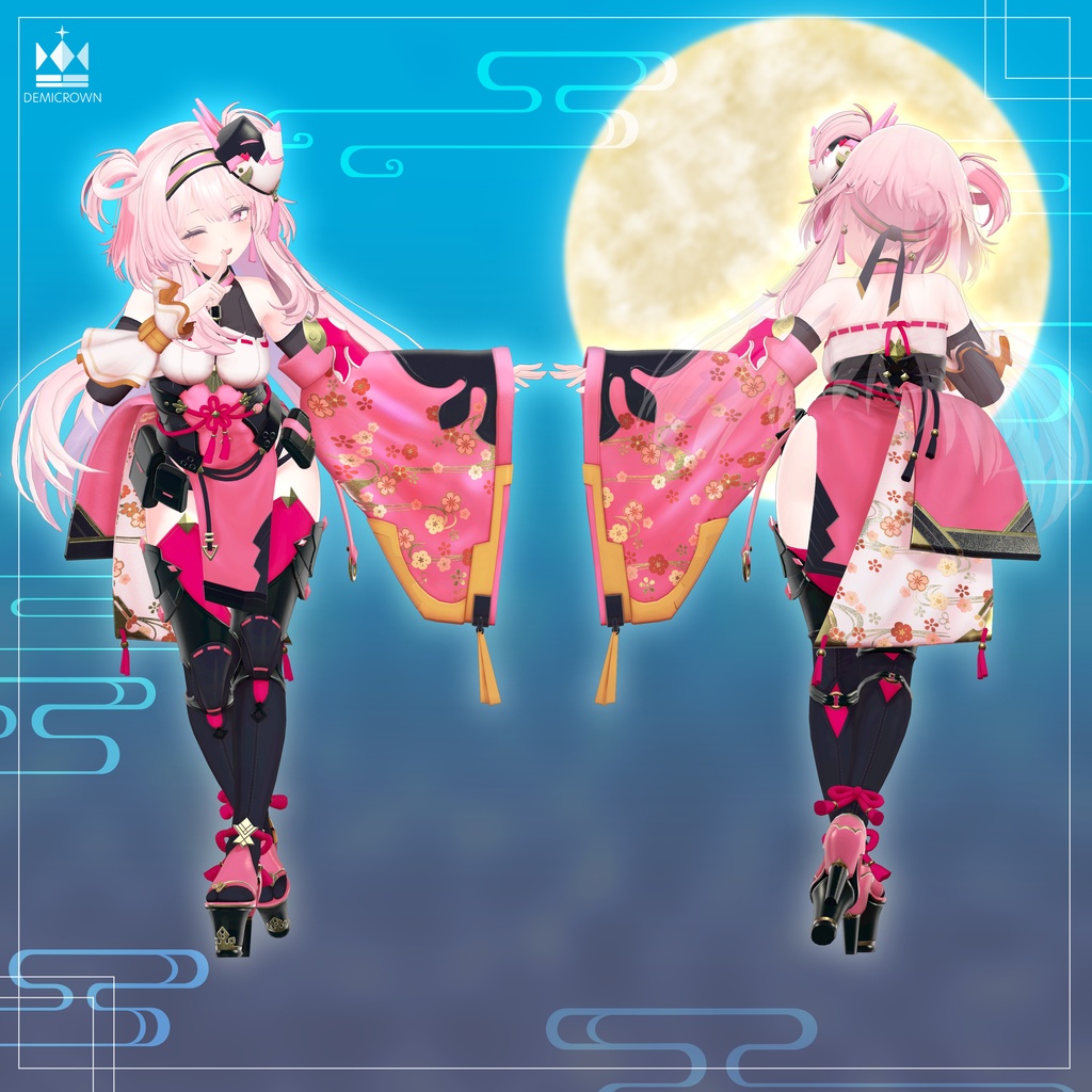 【VRChat】緋霜羽纏【桔梗/マヌカ/萌/ライム/セレスティア】