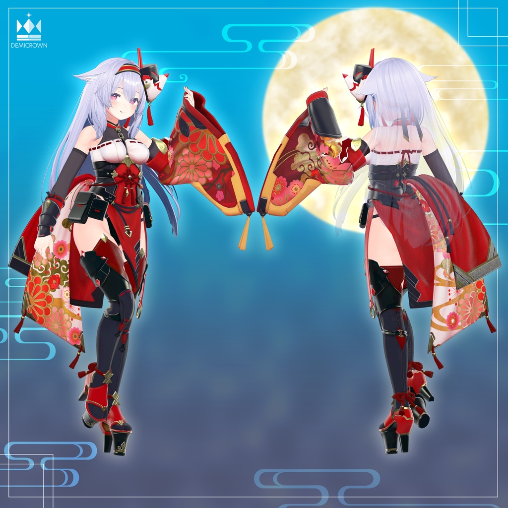 【VRChat】緋霜羽纏【桔梗/マヌカ/萌/ライム/セレスティア】