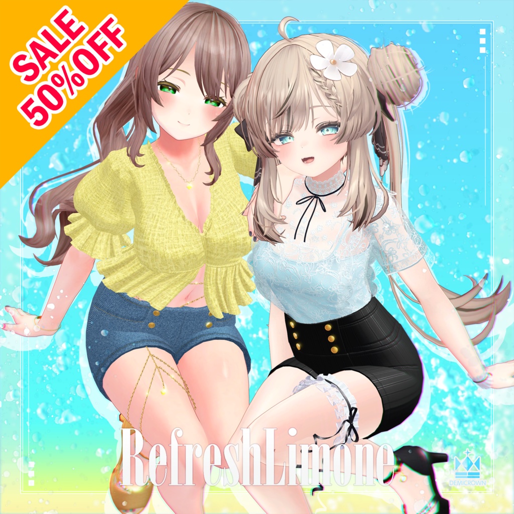 ♦♦♦WINTER SALE♦♦♦【VRChat】Refresh Limone【桔梗/マヌカ/萌/ライム/セレスティア】
