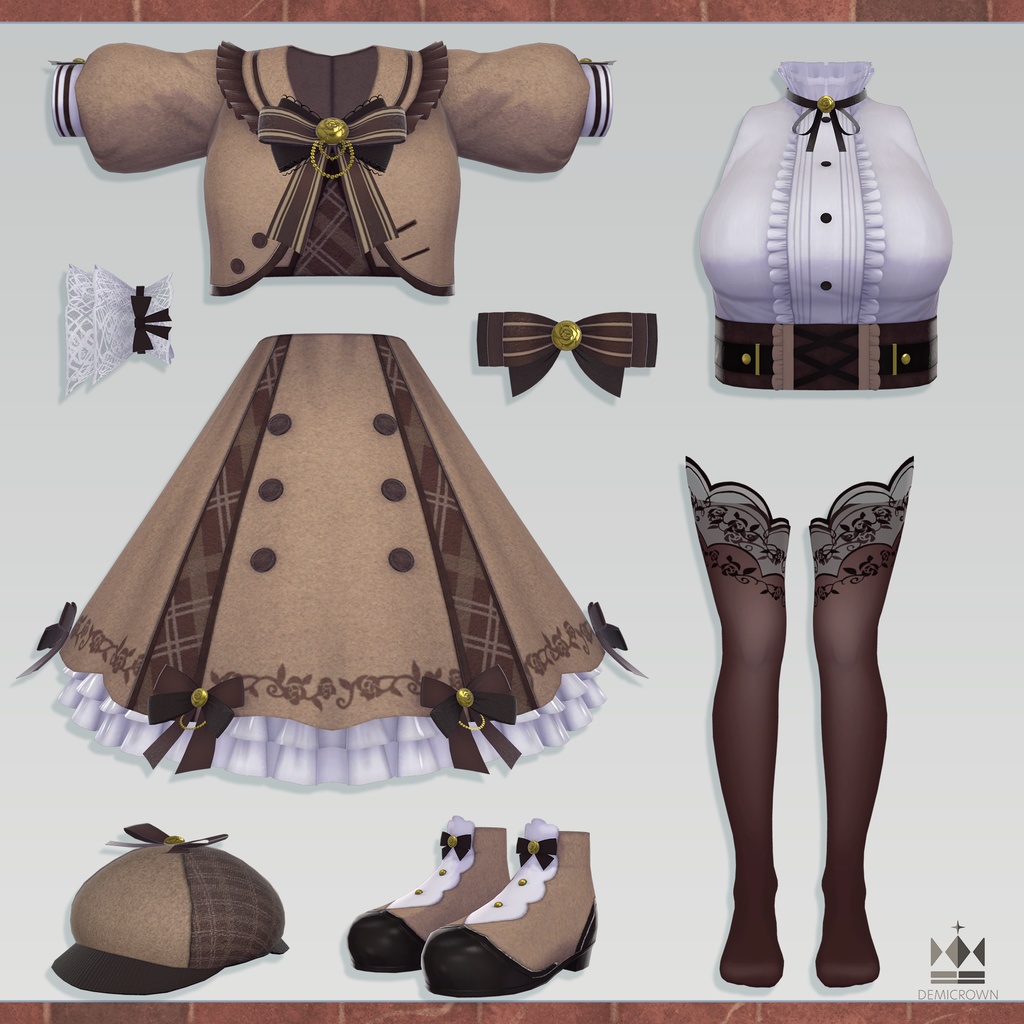 【VRChat】Classical Chocolate【桔梗/マヌカ/ライム/セレスティア/Sio/萌/しなの/愛莉】