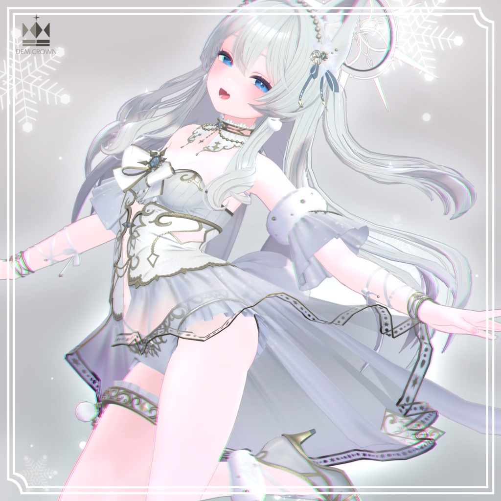 【VRChat】雪の精霊【しなの/桔梗/ライム/愛莉/セレスティア/森羅/萌/マヌカ/瑞希&ルルネ】