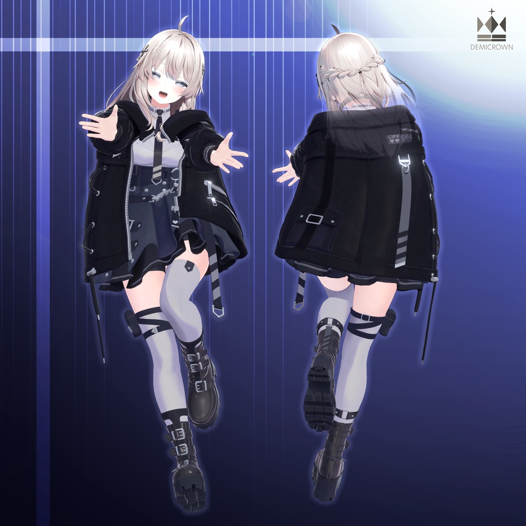 【VRChat】Ebony Stola【しなの対応】