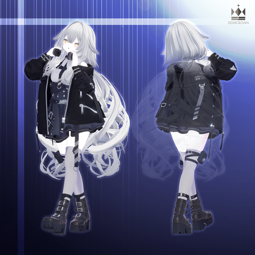 【VRChat】Ebony Stola【瑞希&ルルネ対応】