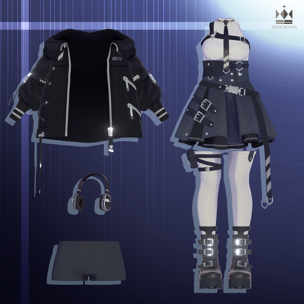 【VRChat】Ebony Stola【瑞希&ルルネ対応】