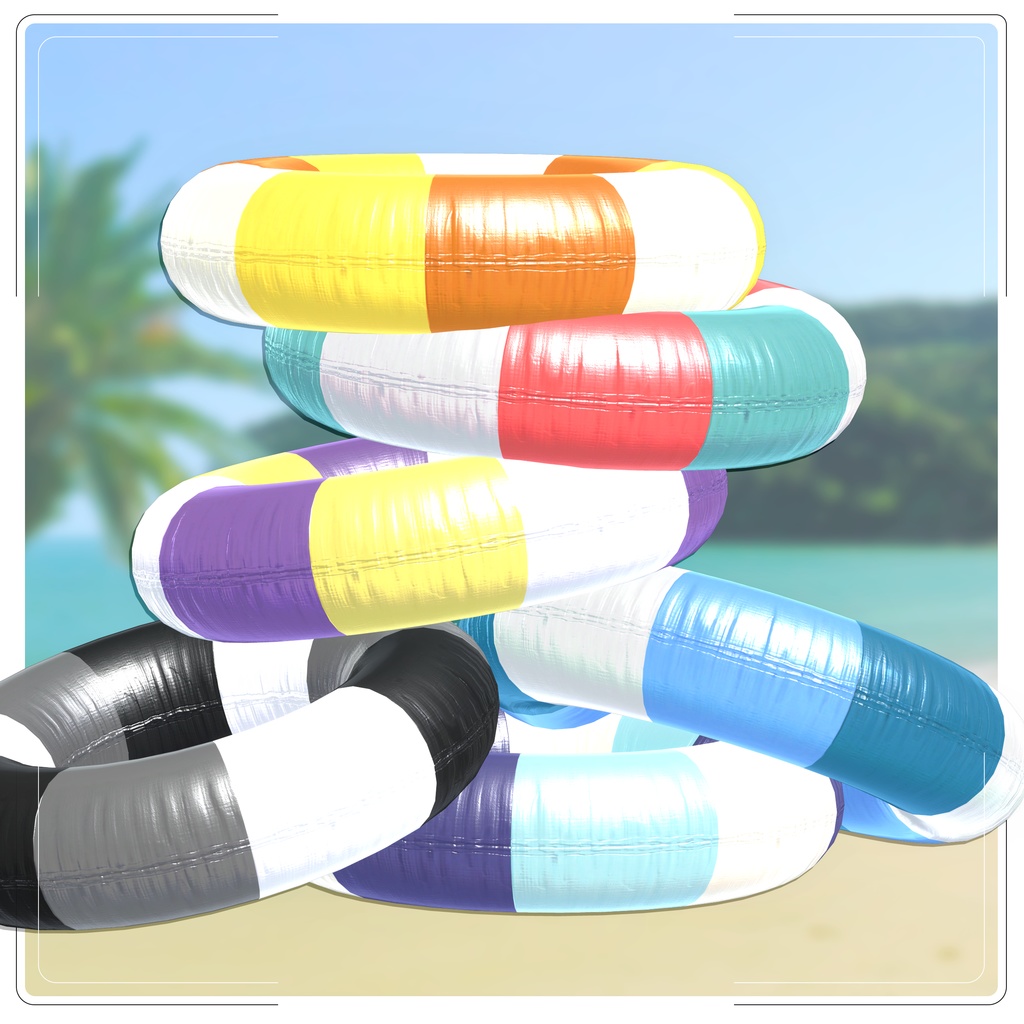 【7アバター対応 Fullpack】plumeria été【VRChat】